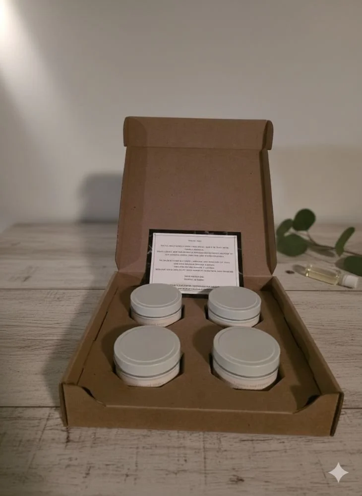 4-Pack Scented Candle Sampler Box