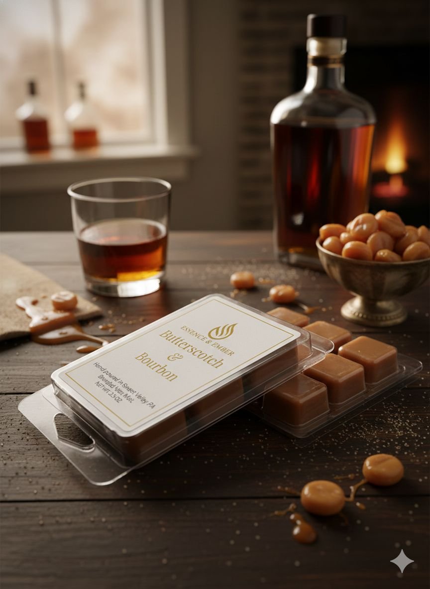 Butterscotch & Bourbon Scented Wax Melt