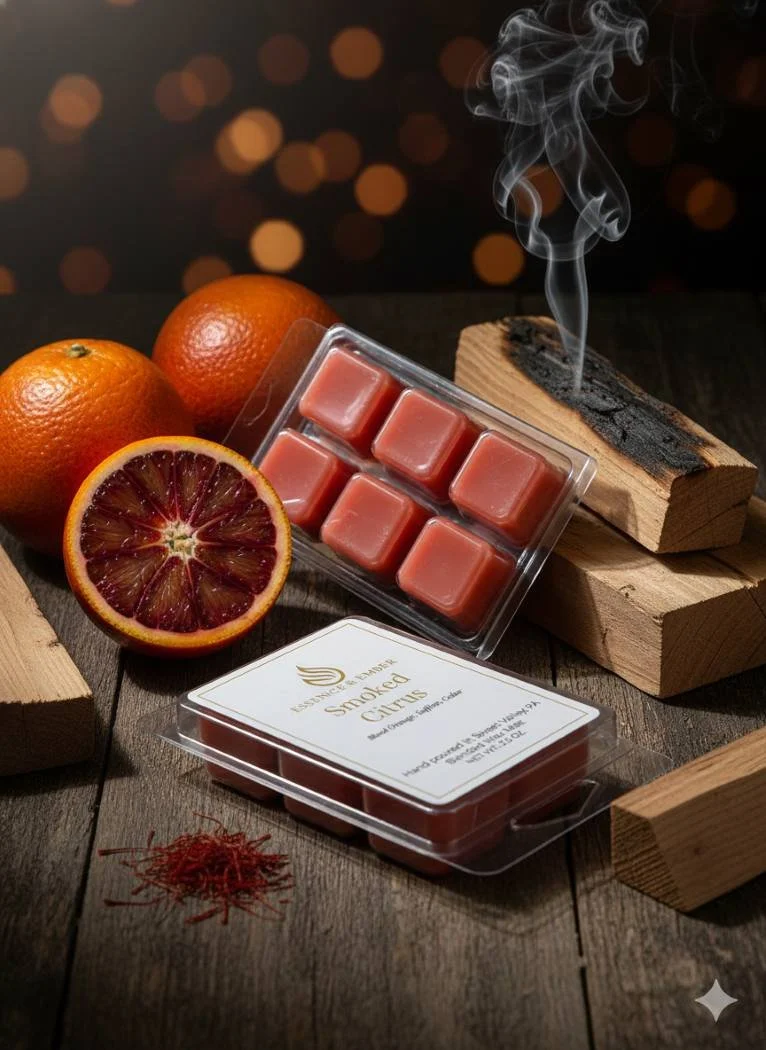 Smoked Citrus Scented Wax Melt