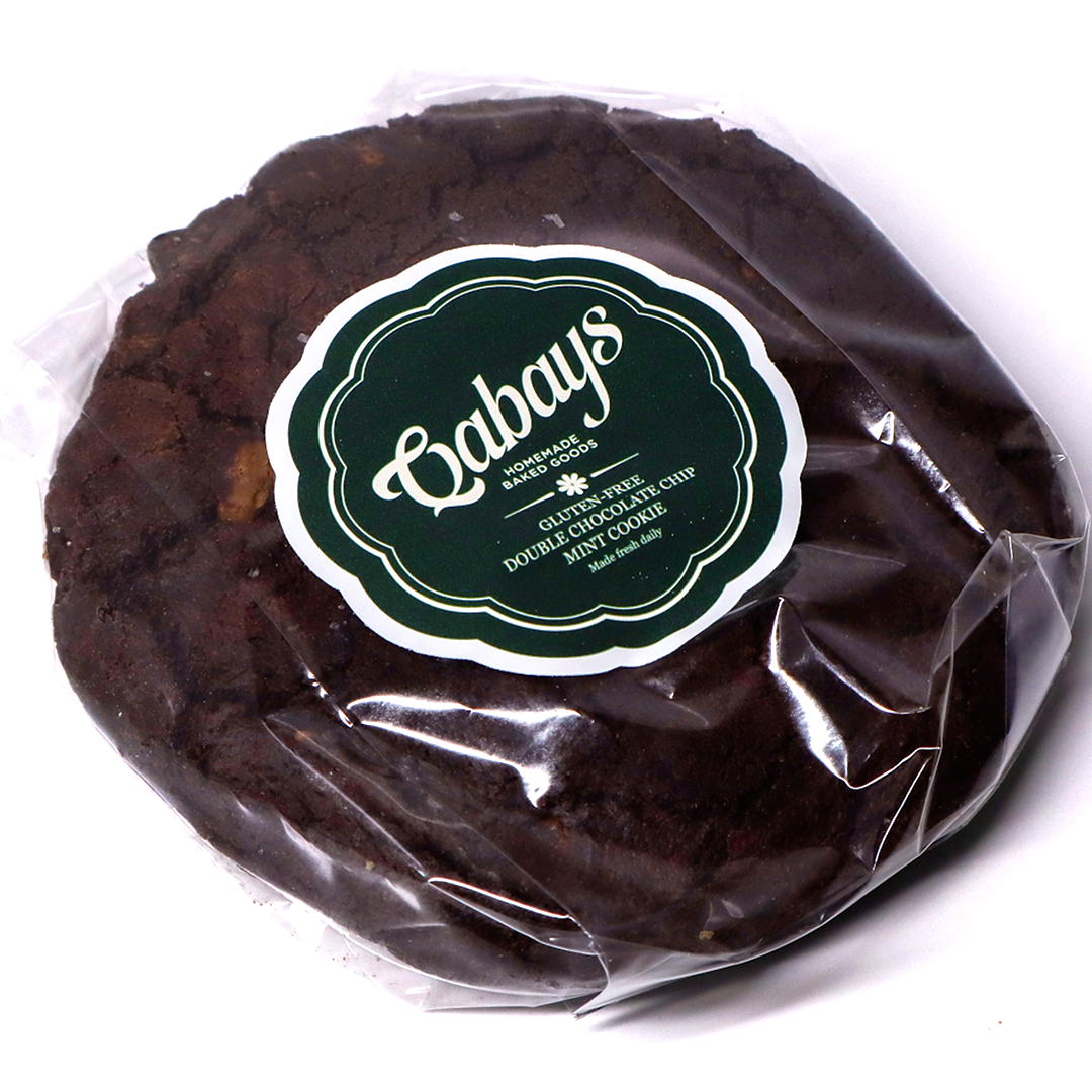 Gluten-free Double Chocolate Chip Mint Cookie