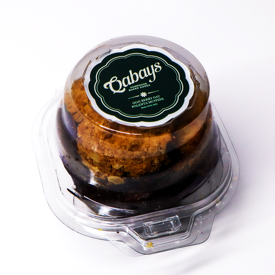 Original Goji Berry Oat Polenta Muffins