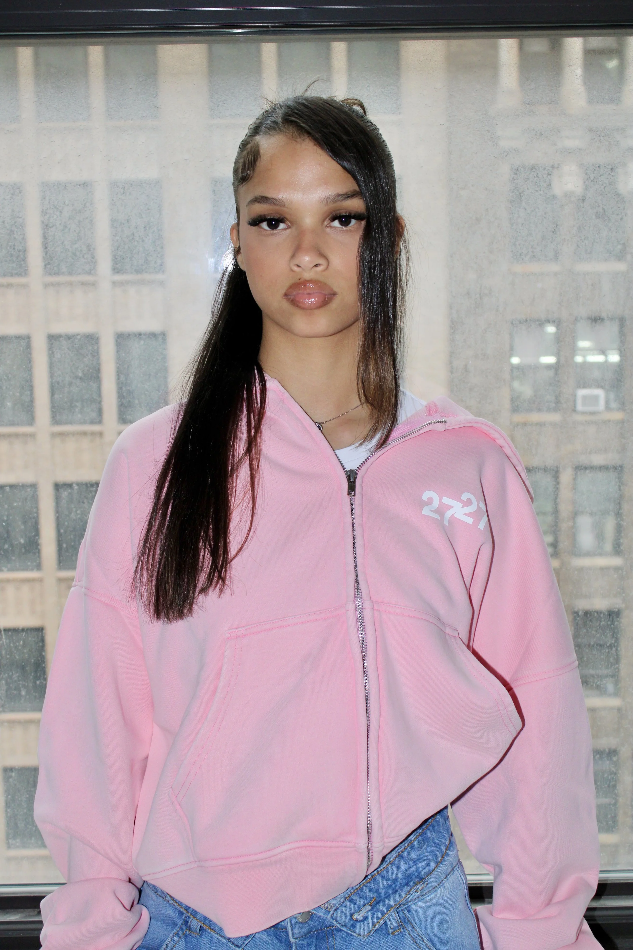No. 7 Zip-Up Hoodie