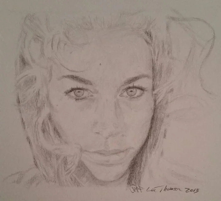 $175 "Sydney" Approx 8"x10" Graphite on paper. 2015. 