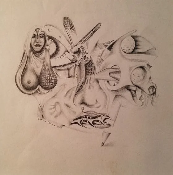 $400 Dragonfly" Pencil on paper. 11"x14" 2004.