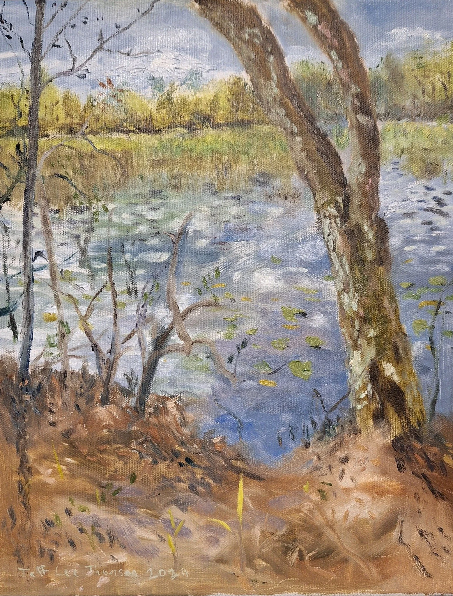 Sold Plein air painting. Oil on canvas. 11"x16" 2024