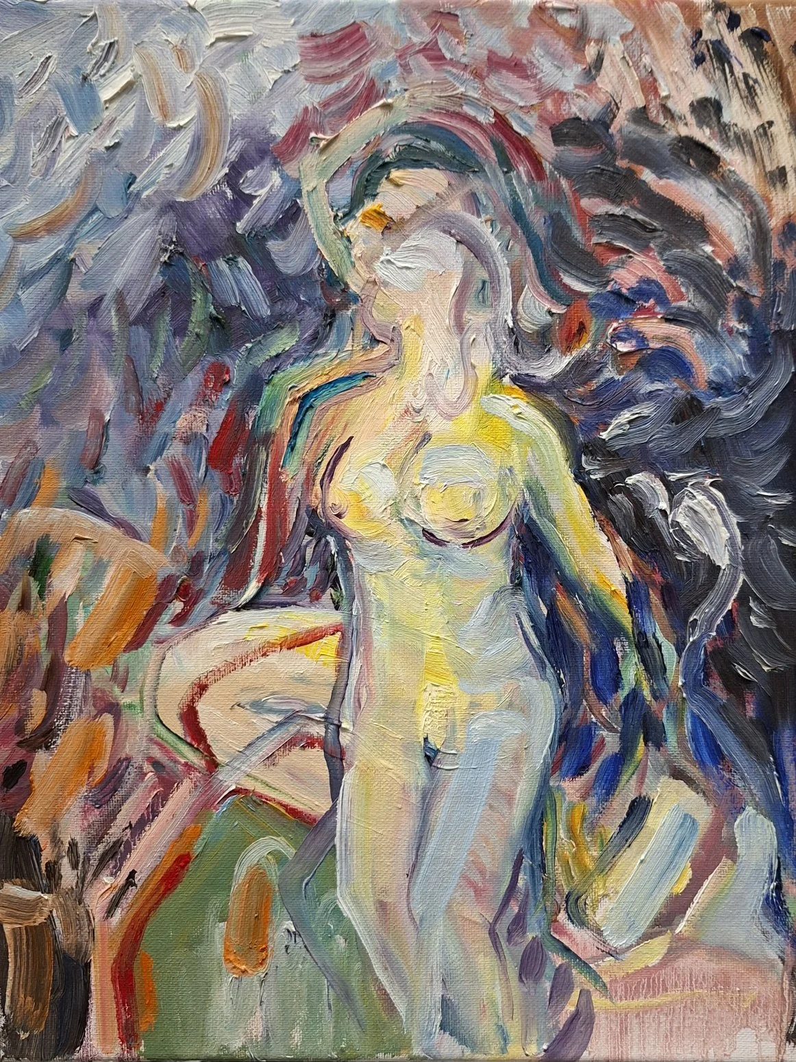 $300 "The Movement" Oil on canvas. 11"x14" 2019