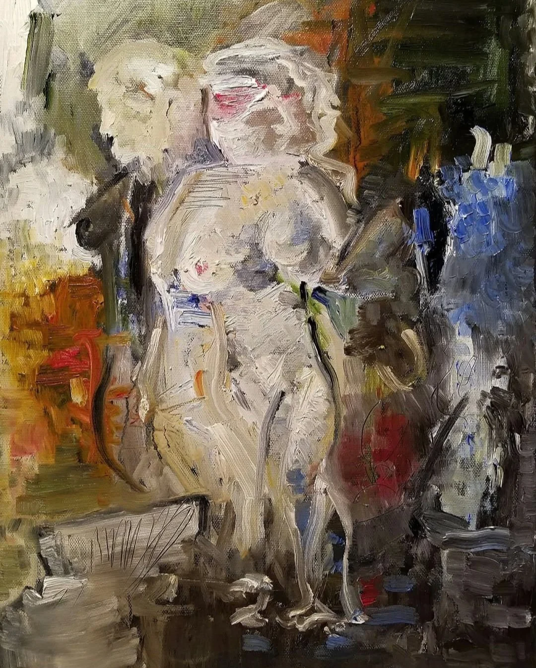 "Inferno" Oil on canvas.12"x16" 2017