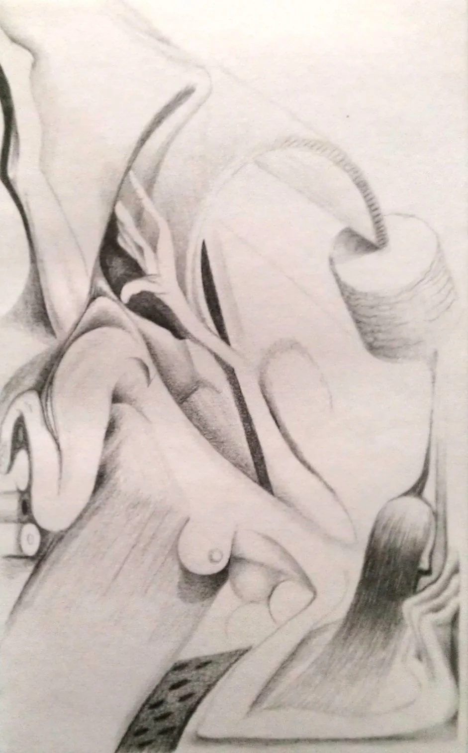 Sold Untitled Surreal pencil on paper. 5"x7" 2013