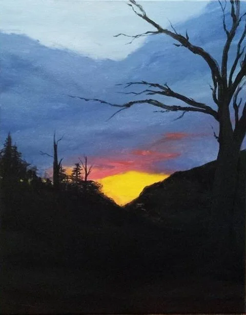 Sold Untitled Acrylic on canvas. 16"X20" 2014