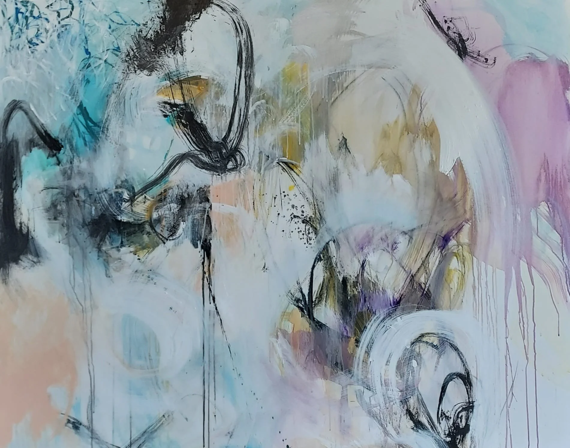$3,600 " " Acrylic on gallery wrap canvas. 48"x60" 2024