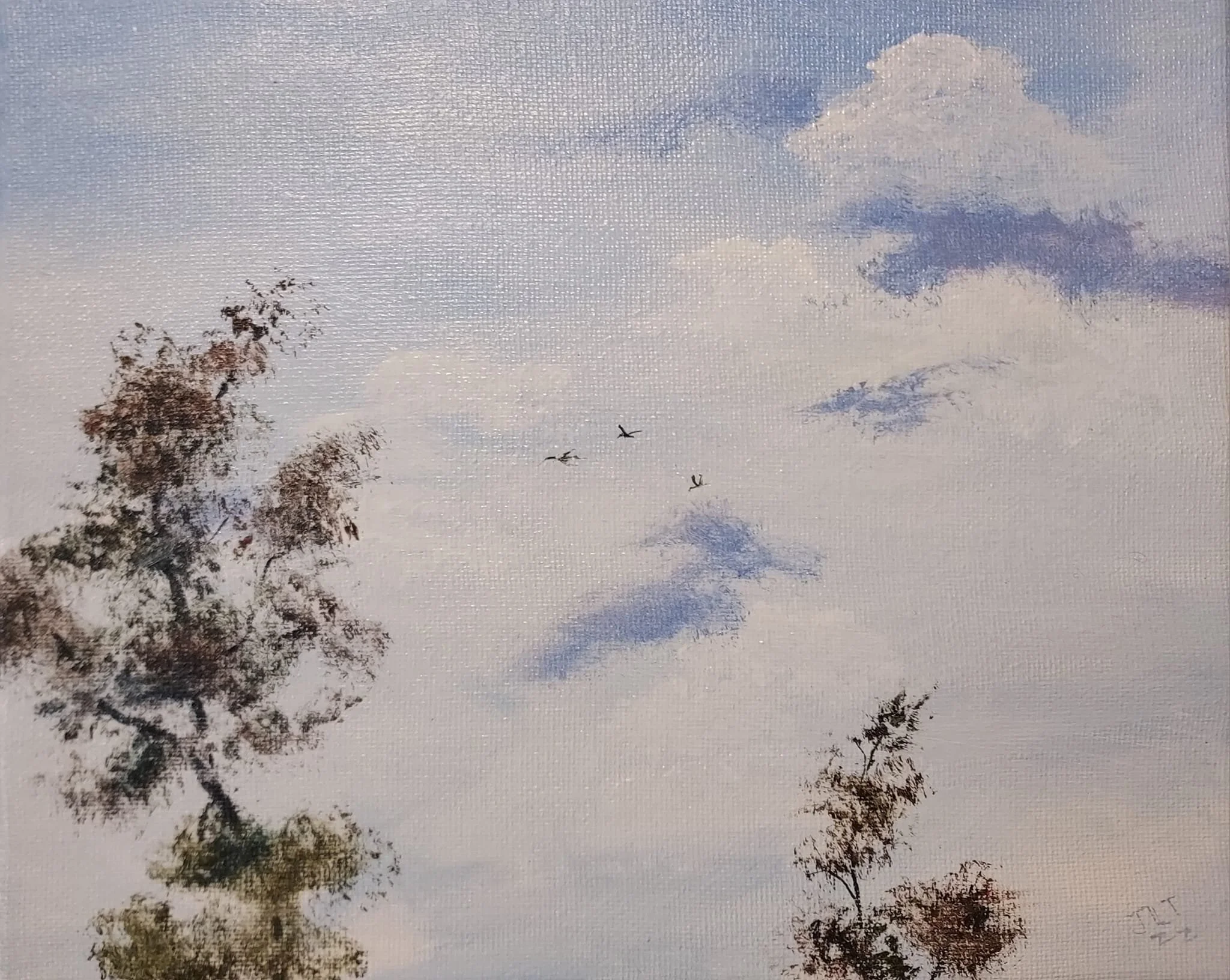 Sold Untitled Acrylic on canvas. 8"x10" 2022