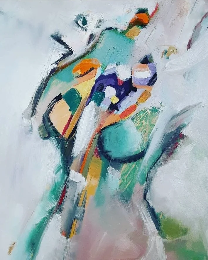 $500 Untitled 1111  Oil on canvas. 16"x20" 2014