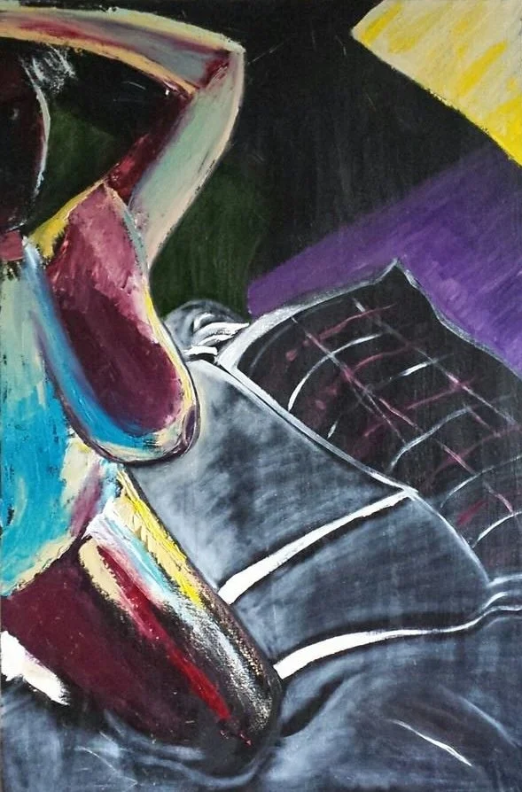 "Hollow" Oil on canvas. 24"x36" 2013
