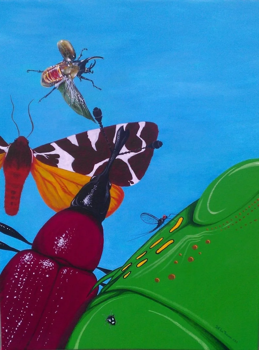 Sold Acrylic on canvas. 18"x24" 2012