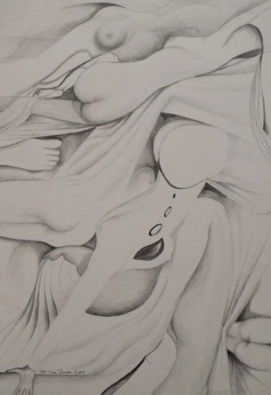 Untitled nudes pencil on paper. 5"x7" 2015