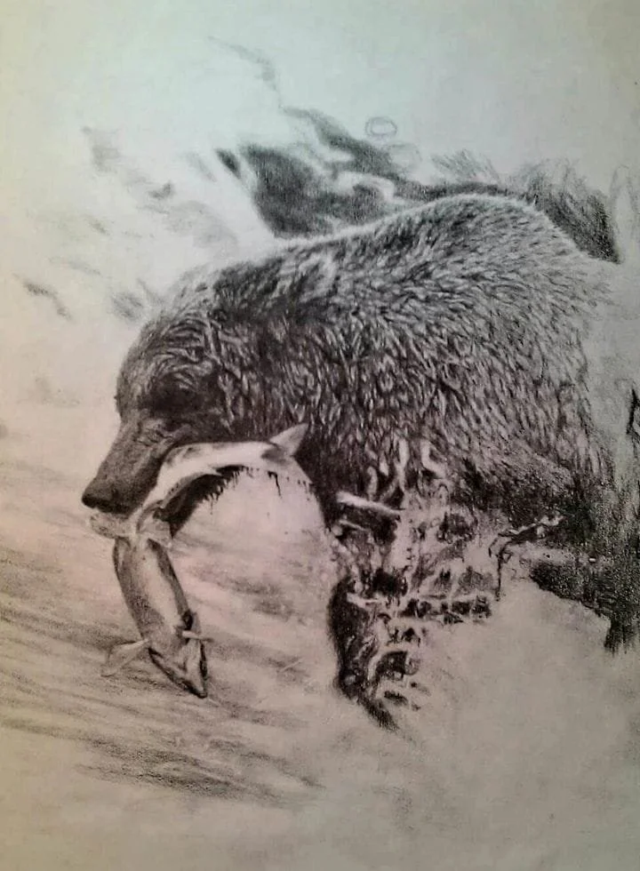 Pencil on paper. Approx 8"x10" Approx 2008.