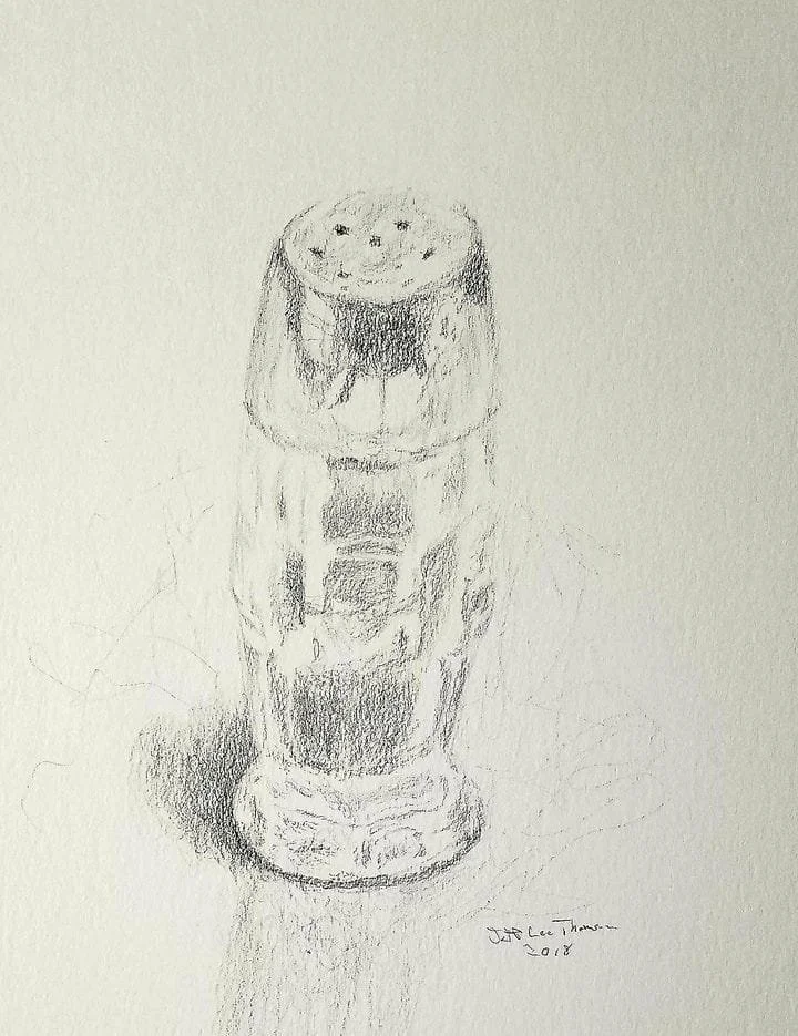 Still life. Pencil on paper. 2018.