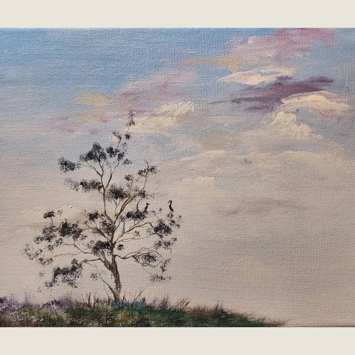 Untitled Landscape Tree on Hill