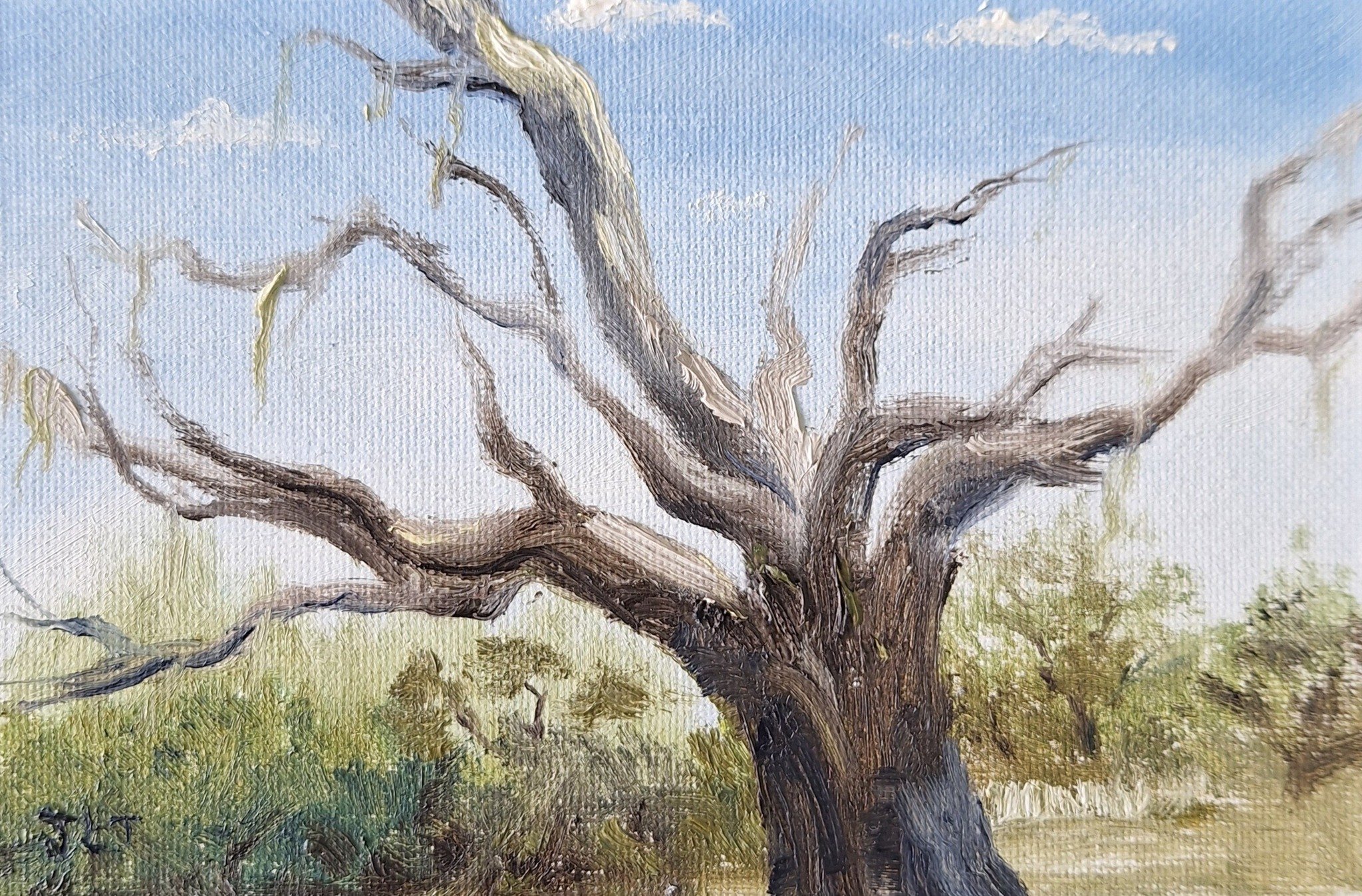 sold Oil on canvas panel. 4"x6" 2025