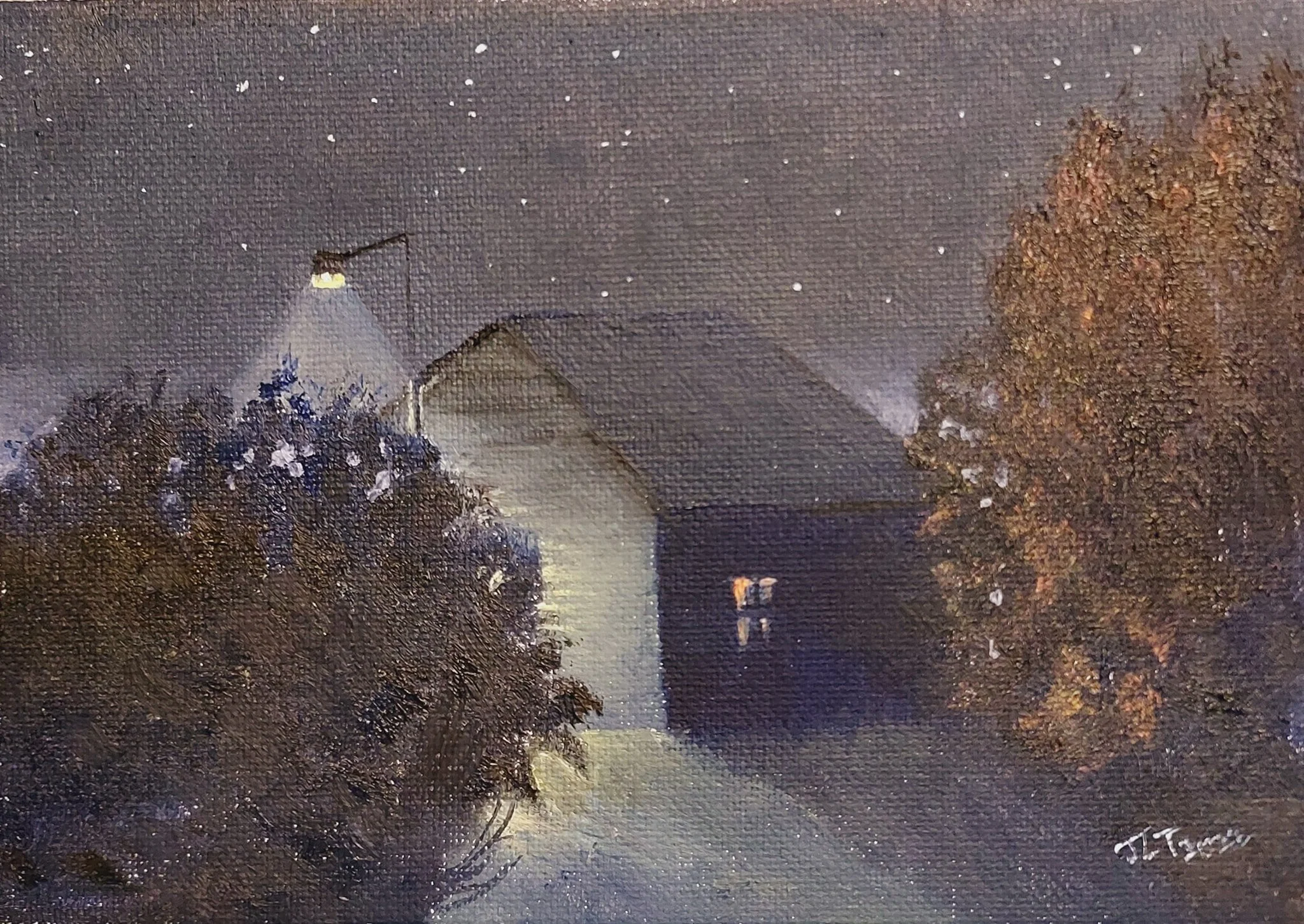 Sold " " Oil on canvas panel. 4"x6" 2022