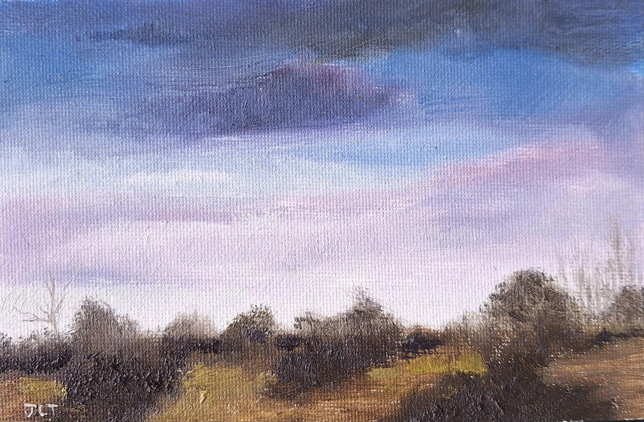$175 Untitled Oil on canvas panel. 4"x6" 2025