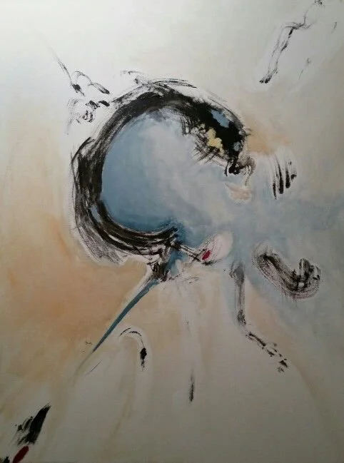 Sold " " Mixed media on gallery wrap canvas.