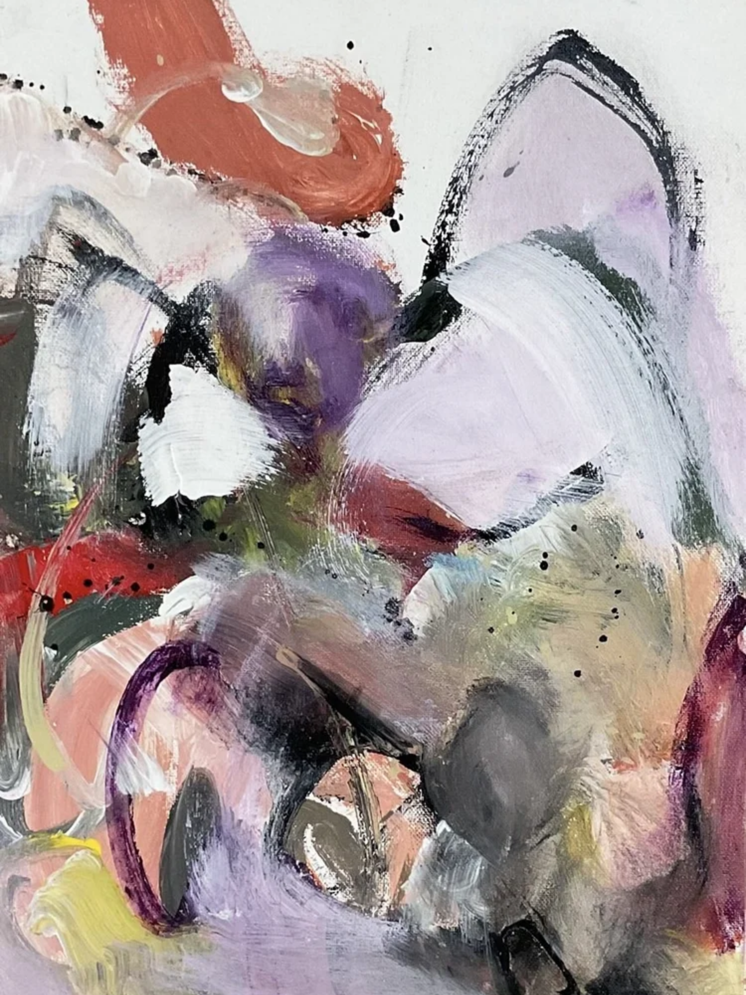 "Woman In A Daydream" Acrylic on canvas. 16"x12" 2018