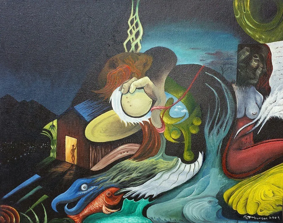 Sold "The Burn Of Night" Oil  on canvas. 16"x20"? 2009