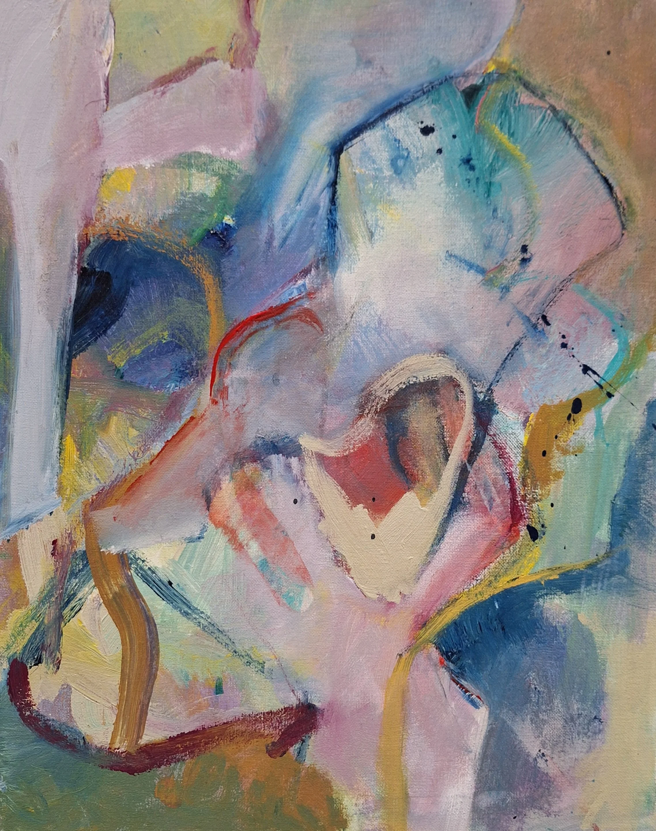 $400 "Without Pain" Acrylic on canvas. 16"x20" 2018