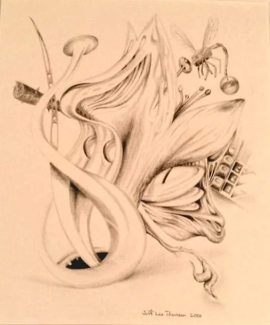$300"Lilly" Graphite and charcoal on paper. 11"x14" 2006
