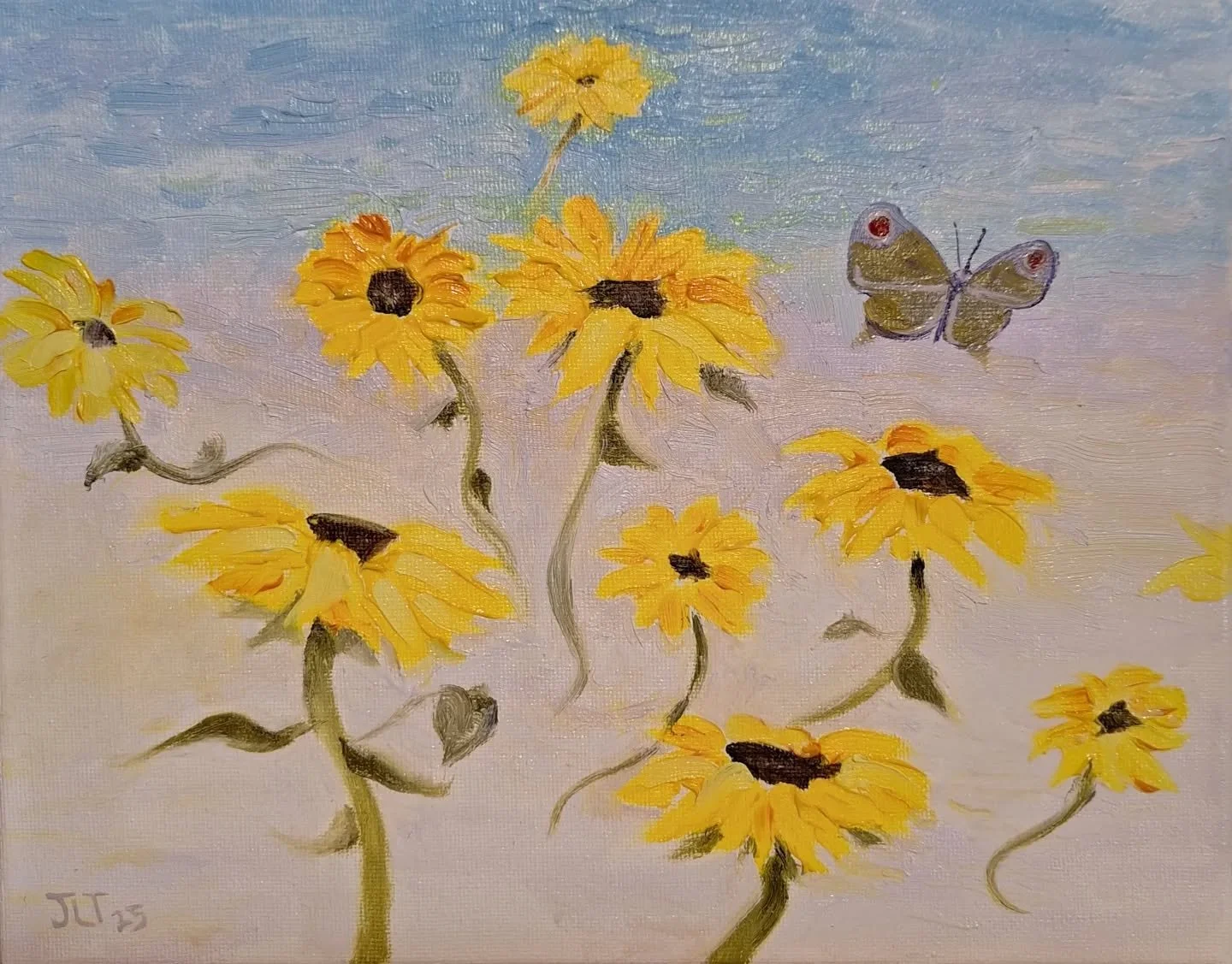 Sold “For My Love”                              
Oil on canvas. 
11”x14” 2025