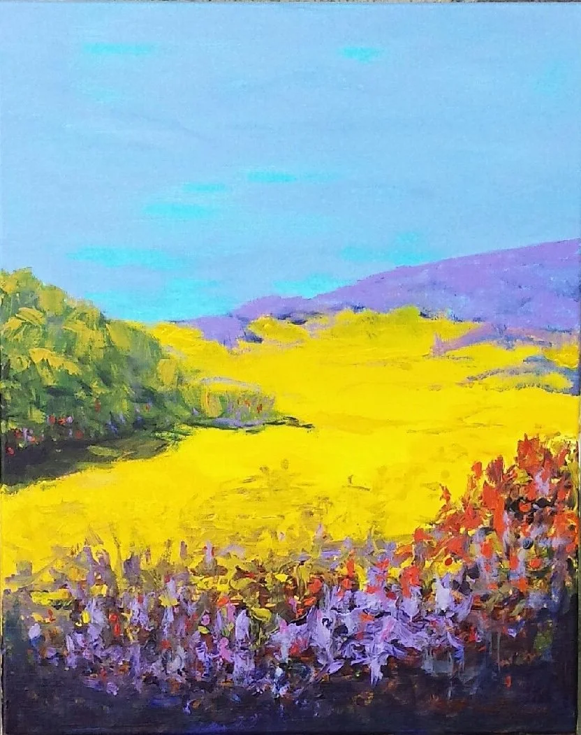 Sold Acrylic on canvas. 12"x16" aprox.