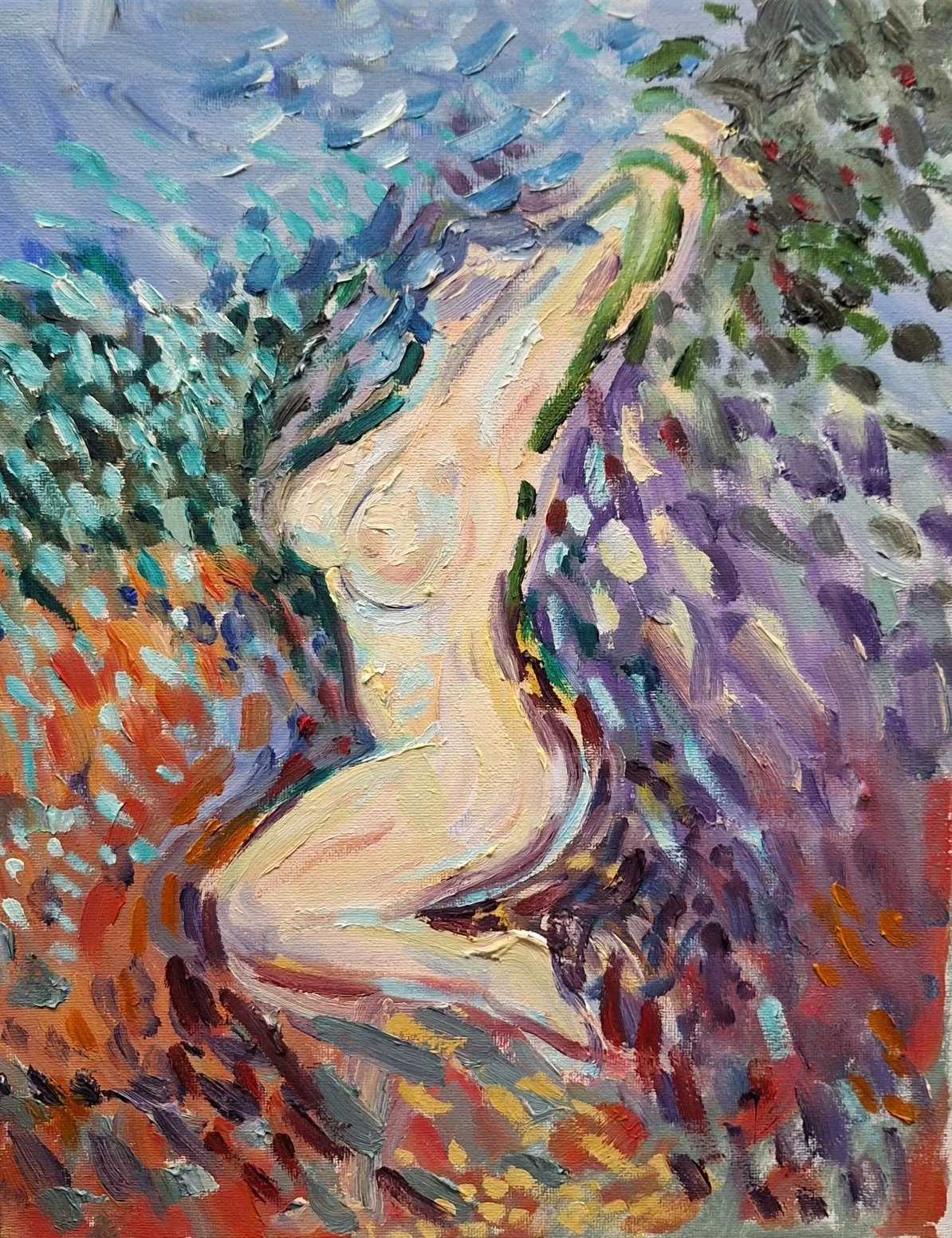 $300 "Dreamers" Oil on canvas. 11"x14" 2021