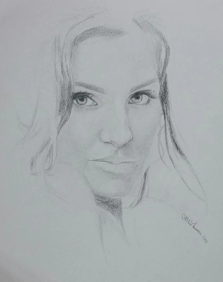 $150 Approx 8"x10" Graphite on paper. 2015.