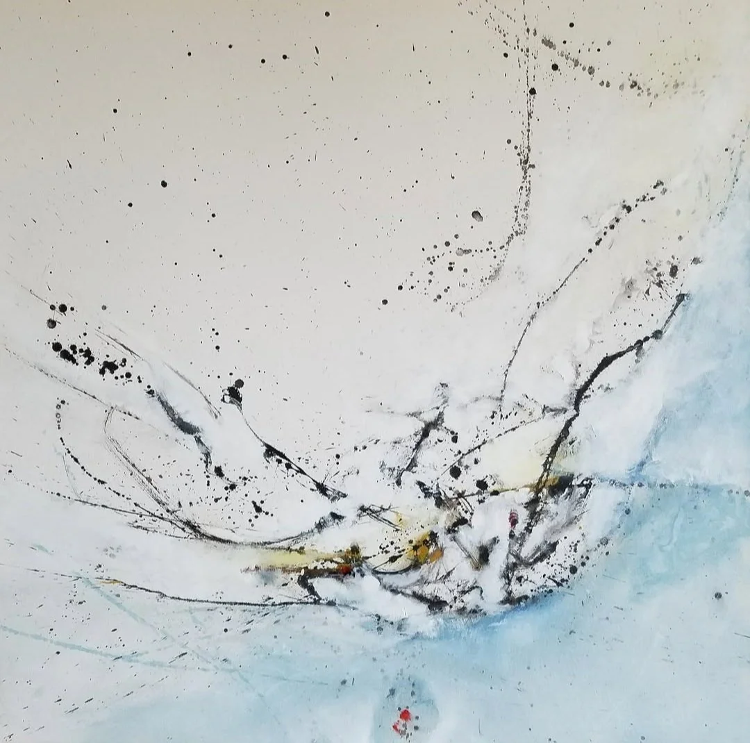 Sold " " Miixed media on canvas. 36"x36" 