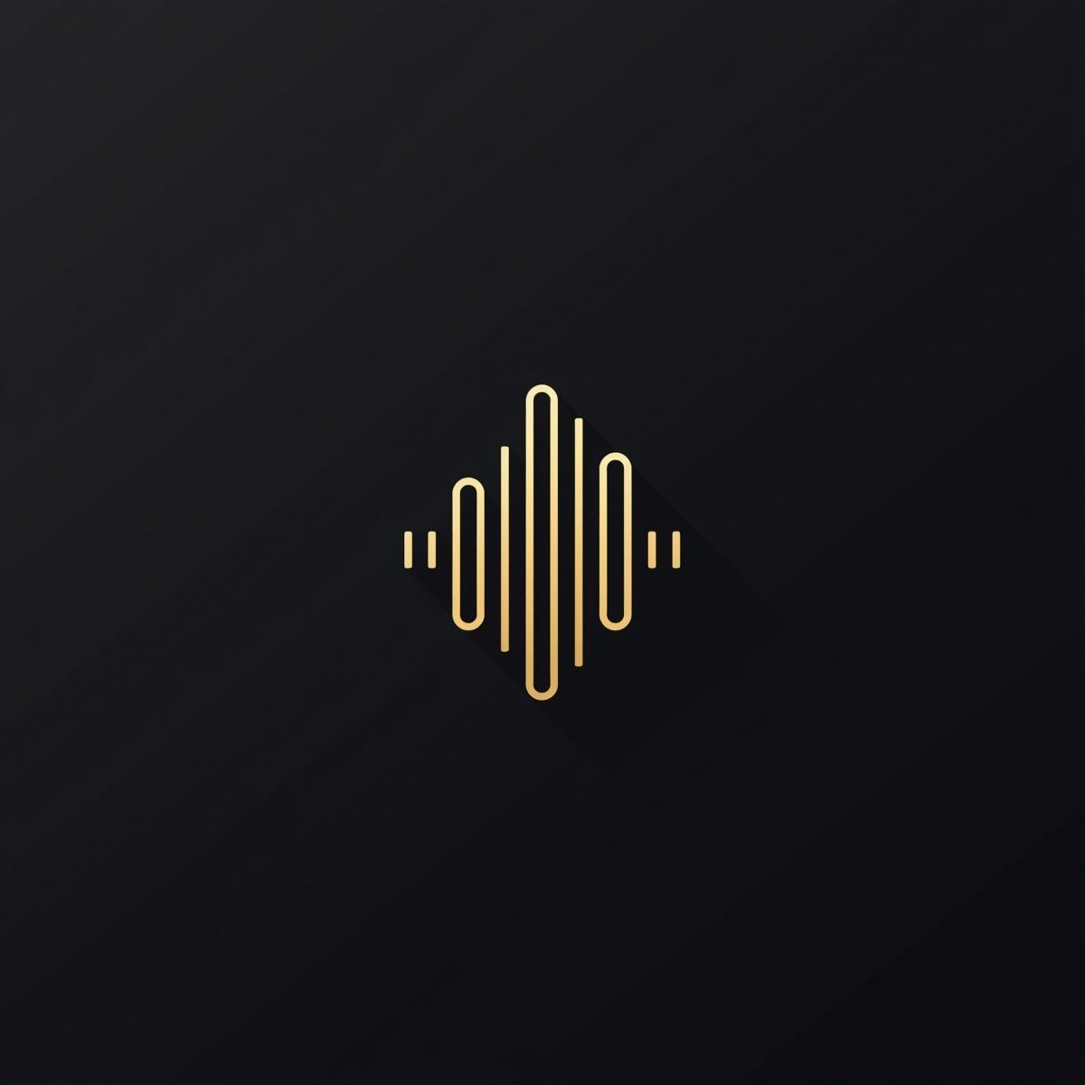 Minimal gold sound wave icon representing structured communication across channels.