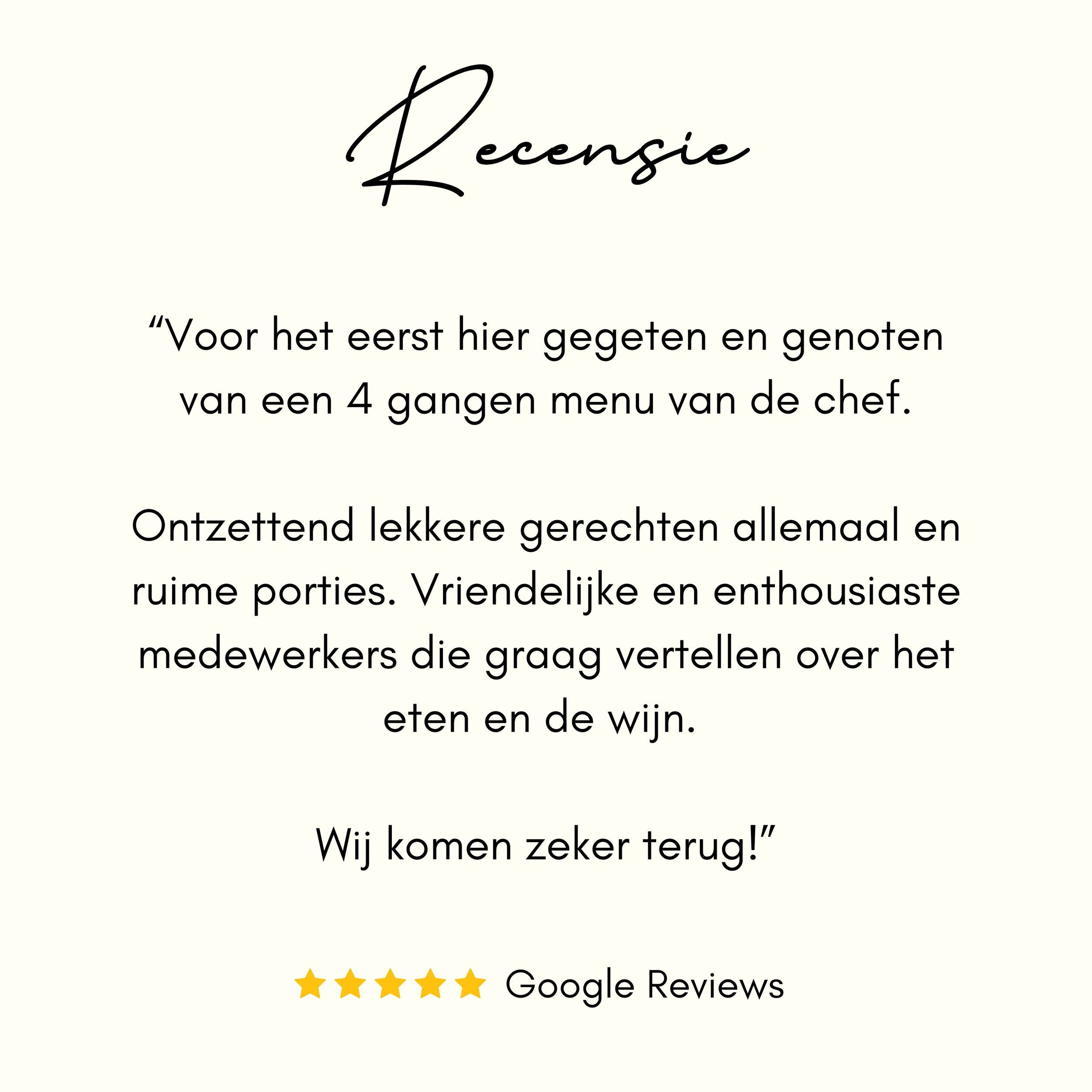 De beste complimenten die je mag ontvangen!