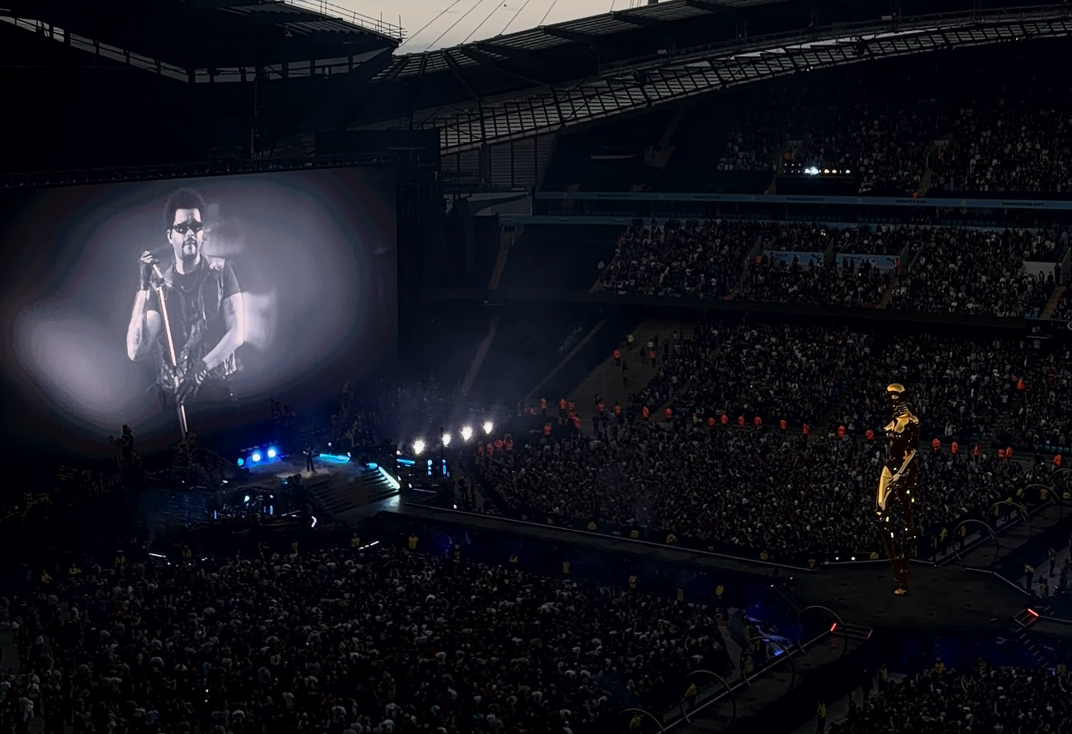 The Weeknd’s extraordinary performance electrified Manchester’s Etihad Stadium