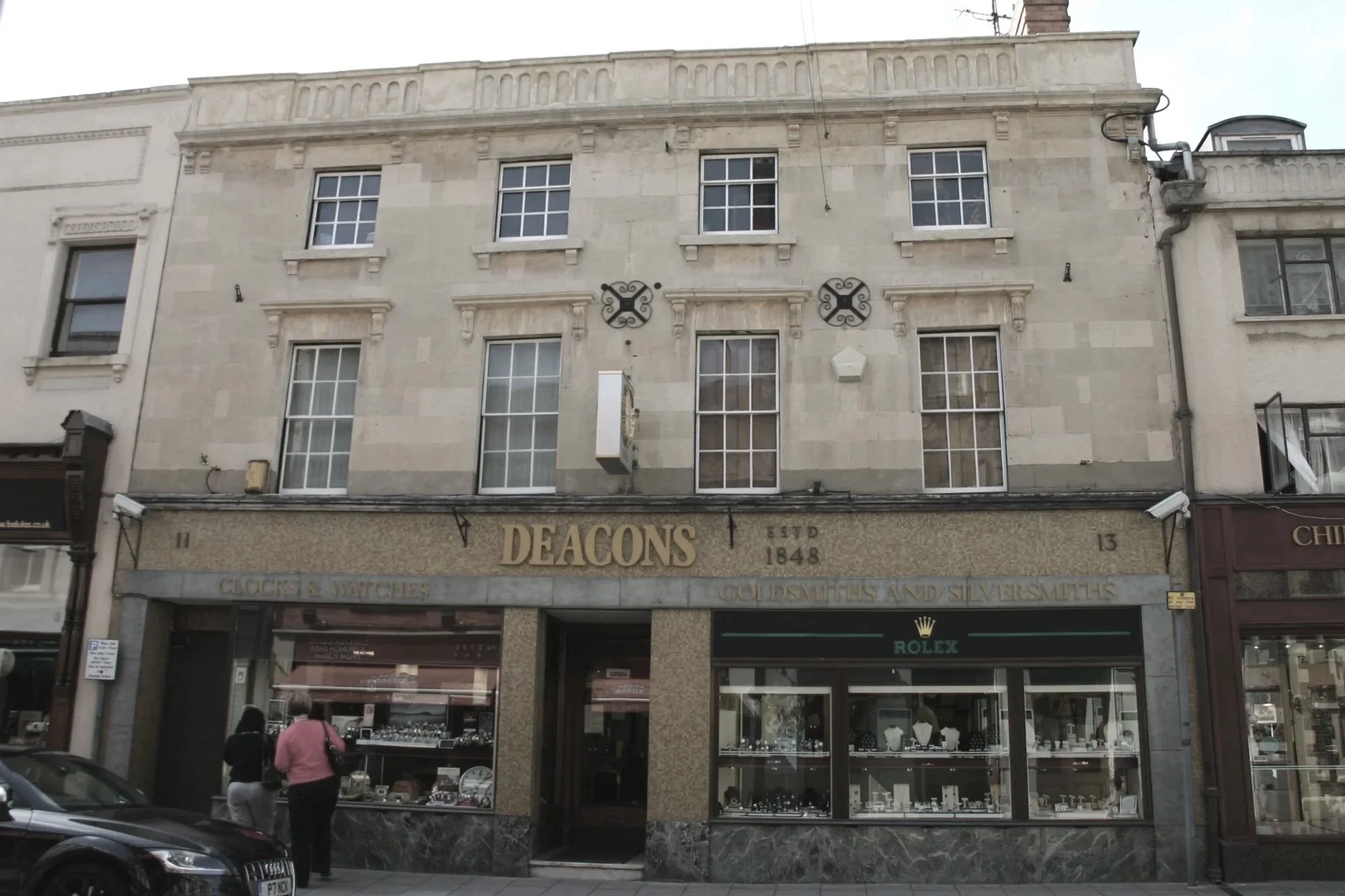 Deacons Jewellers old shopfront