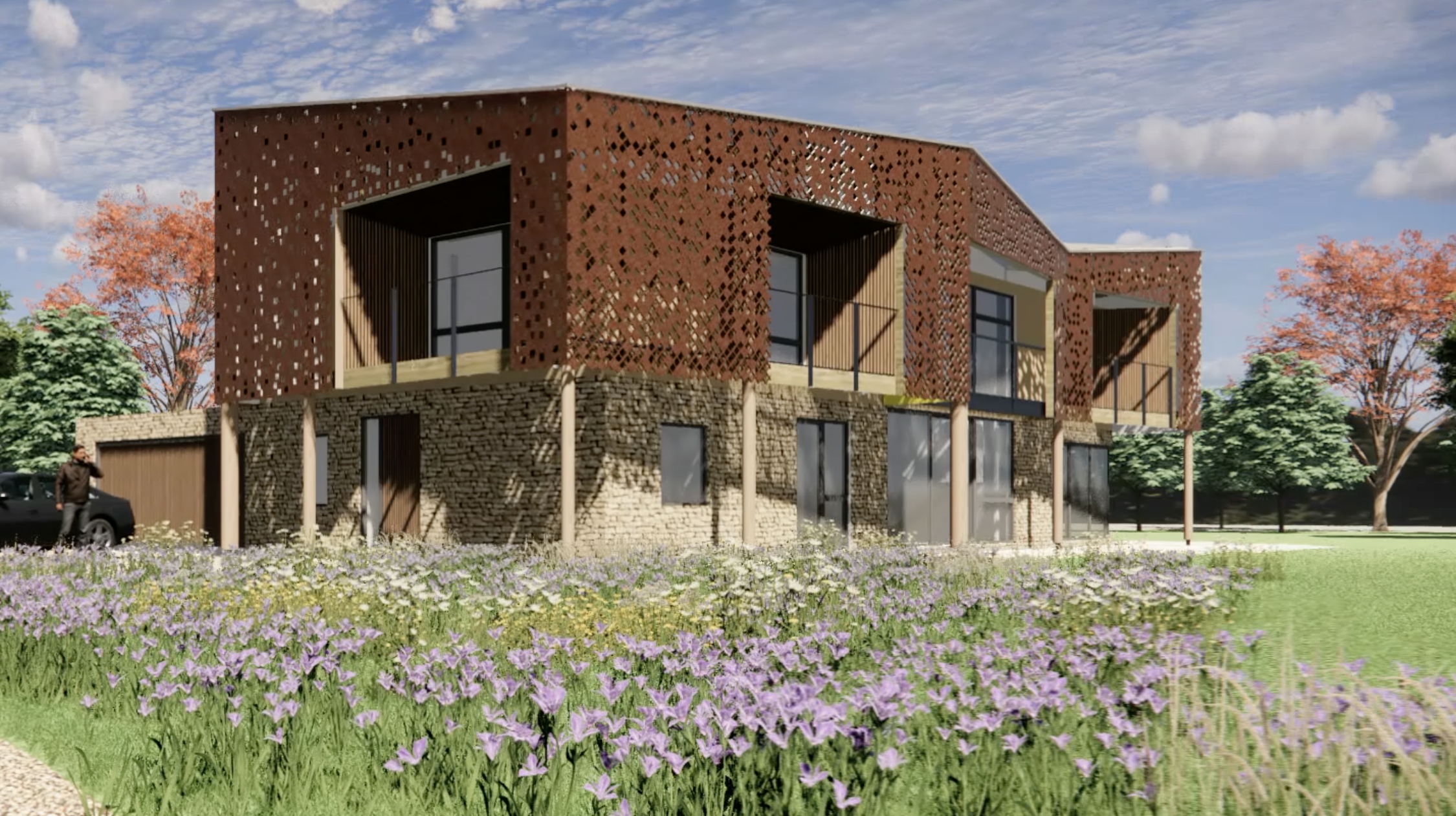 An image of a passive house