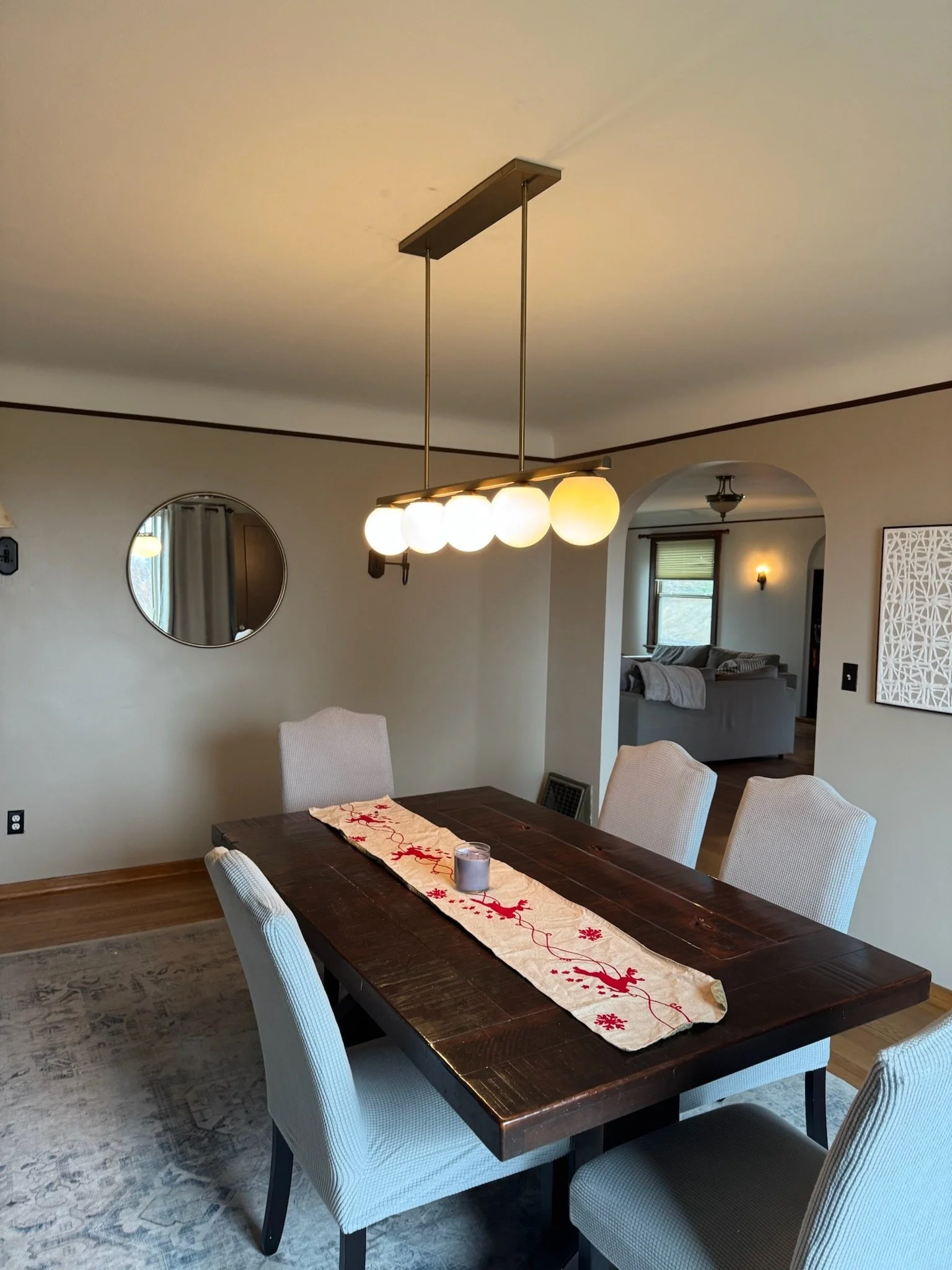 Dining room with seating for 6