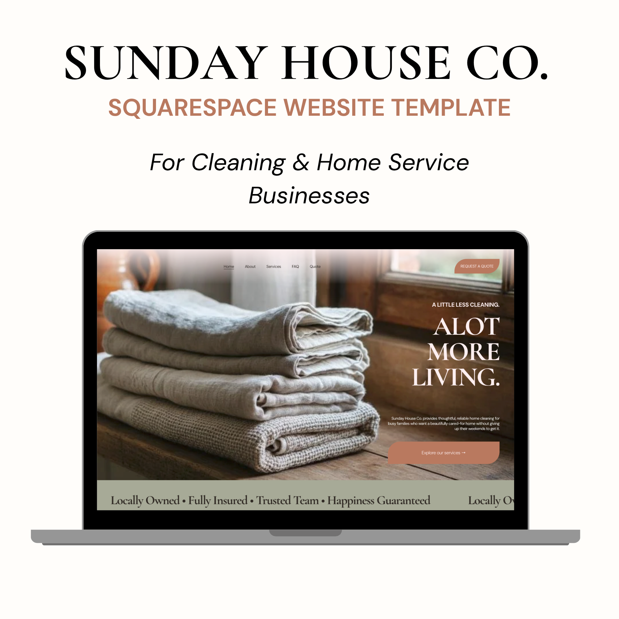 Sunday House Co. Squarespace Template