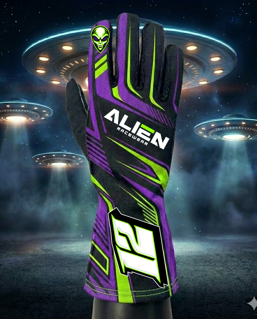 Area 51 Custom Racing Gloves