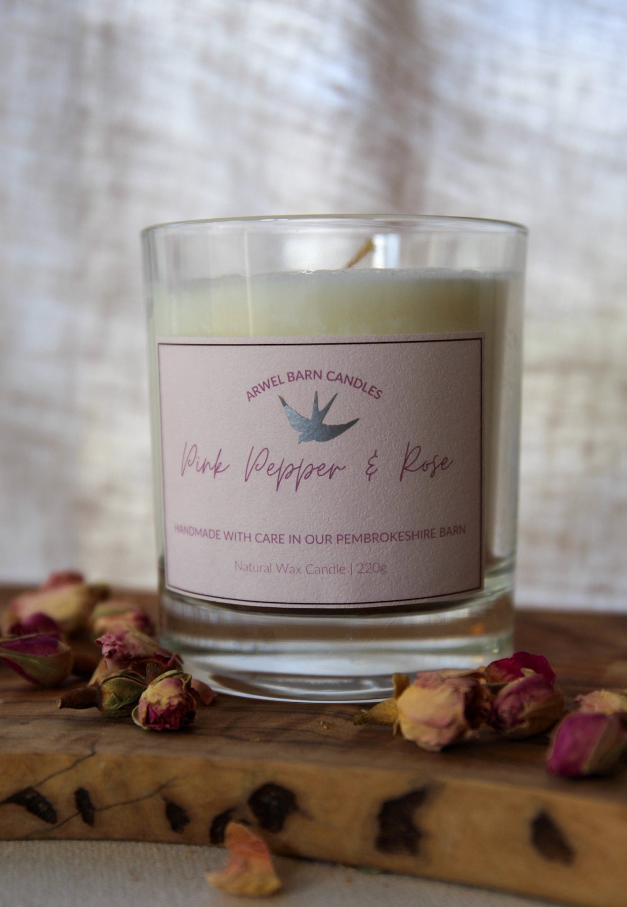 Pink Pepper and Rose Candle