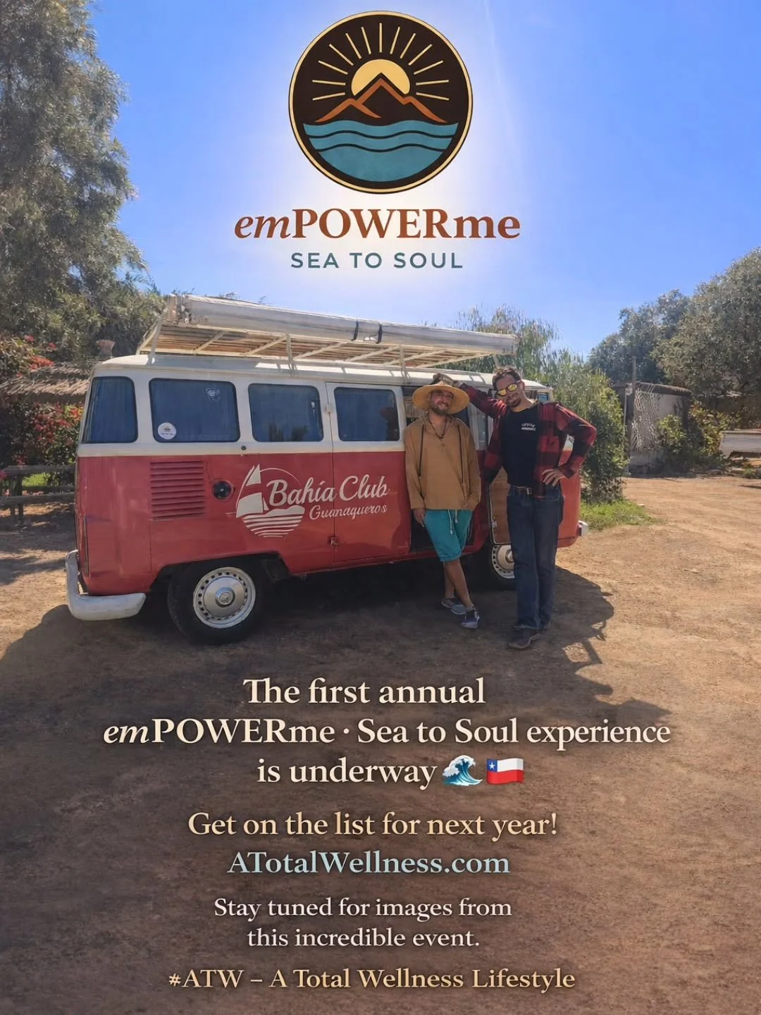 emPOWERme &bull; Sea to Soul 🌊✨
The first annual experience is officially underway in Chile 🇨🇱
Ocean&hellip; mountains&hellip; movement&hellip; connection&hellip;
This isn&rsquo;t just a retreat.
It&rsquo;s a reset.
A return.
A remembering.
We&rsq