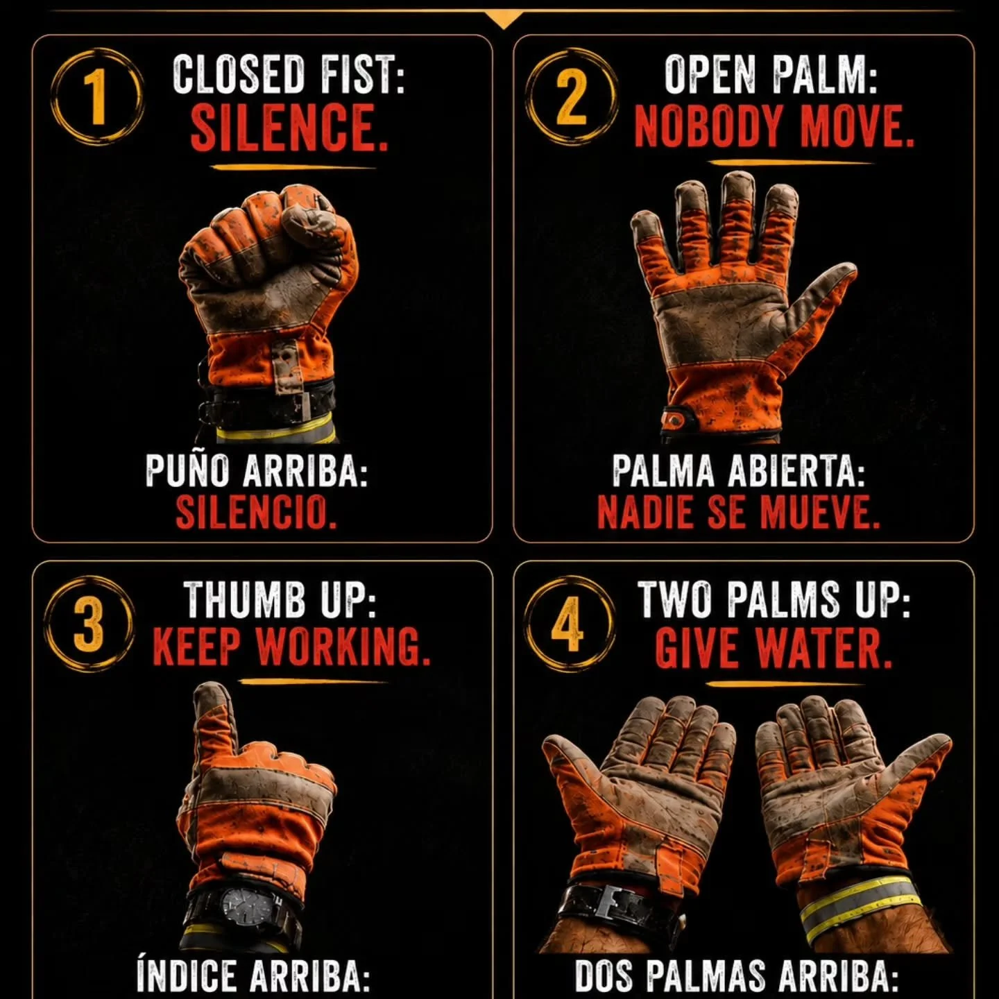 A fist goes up ✊🏿✊🏻✊🏽

And an entire community becomes silent.

Not because someone ordered them to.

Because somewhere beneath the rubble, there may still be life.

That image has stayed with me.

In the middle of unimaginable devastation in Colo