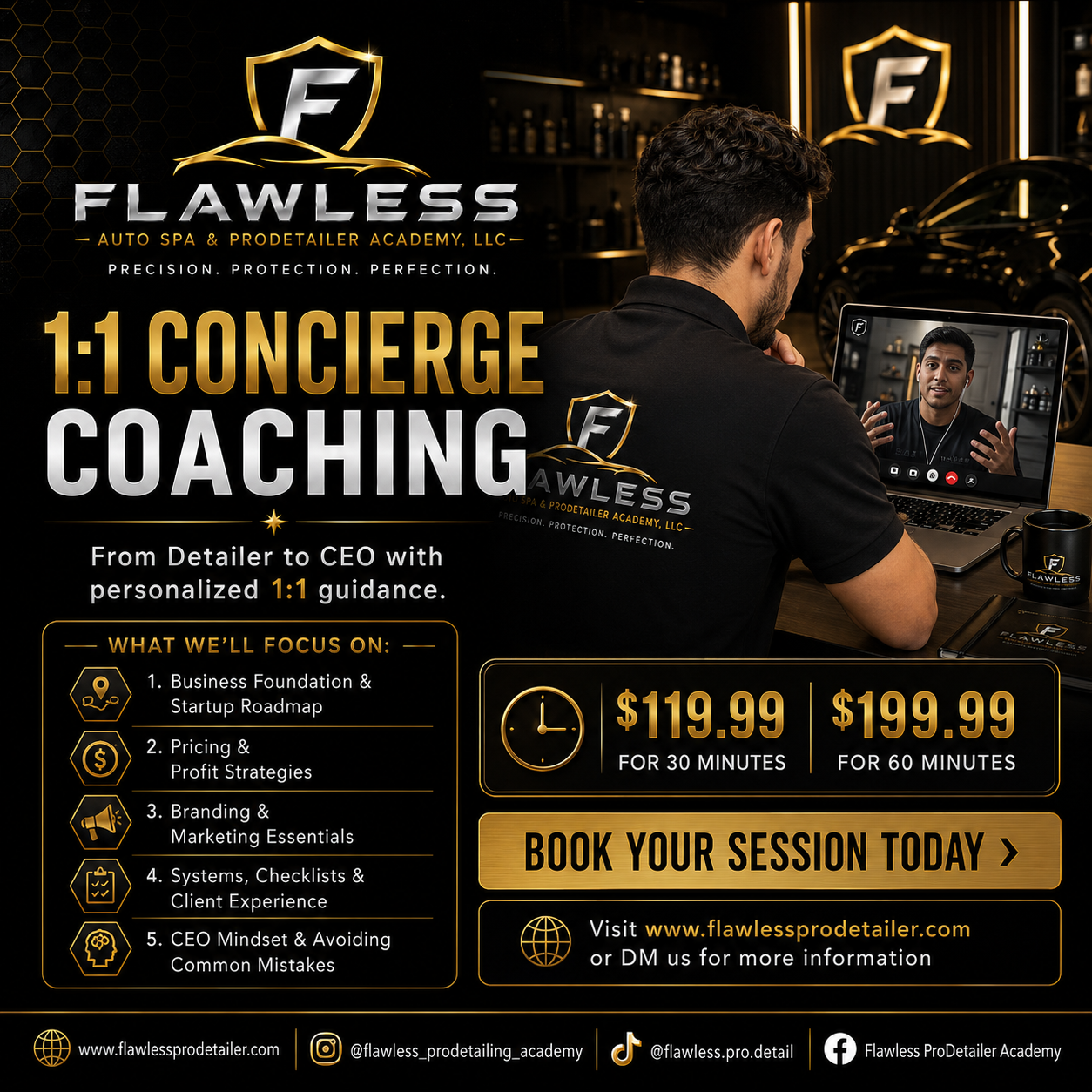 ProDetailer's Concierge (1-on-1) Coaching Session (60 minutes)