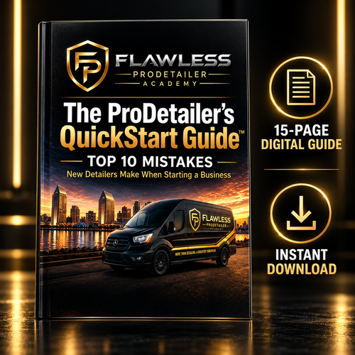 ProDetailer’s QuickStart Guide cover