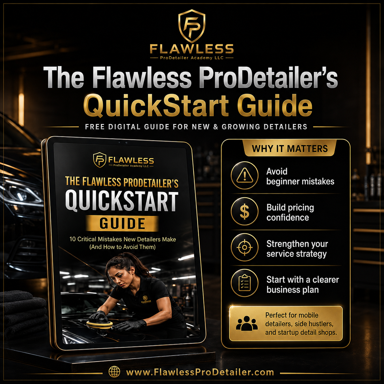 The Flawless ProDetailer's QuickStart Guide (Promotional Offer)