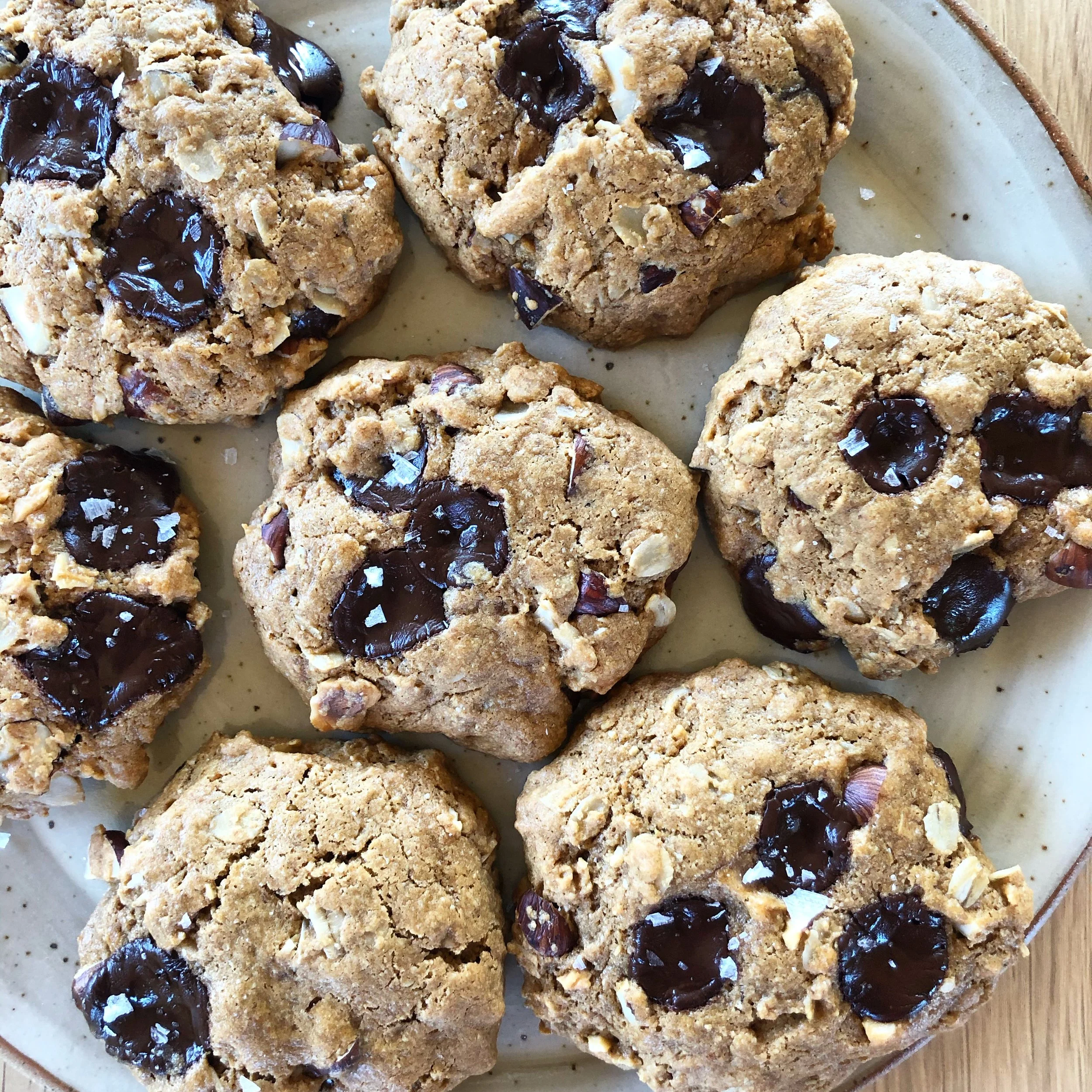 Hazelnut Chocolate Chunk Cookies